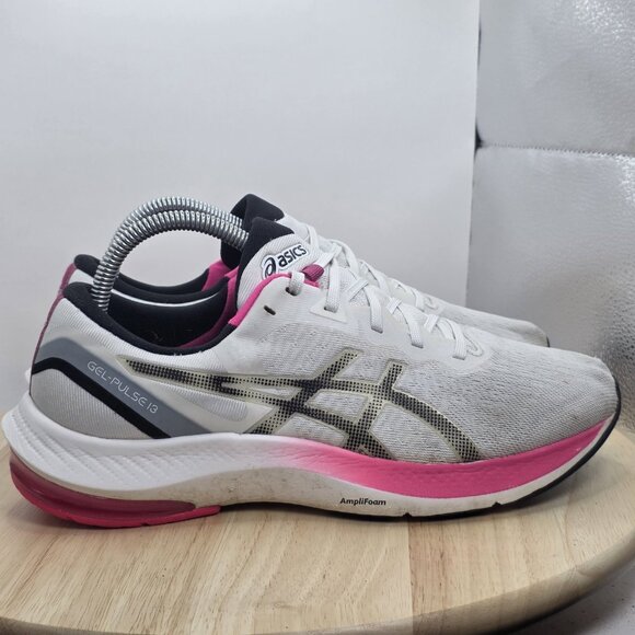 Asics Women's Gel Pulse 13 1012B035 White/Pink Running Shoes Size 9 (1012B035) - Picture 3 of 9